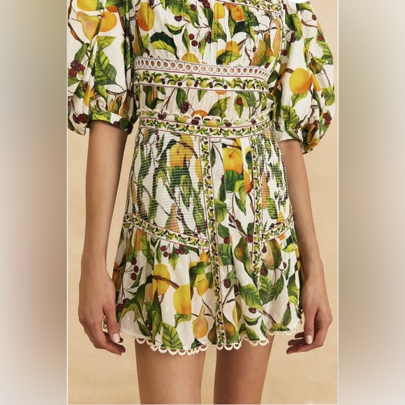 Farm Rio Off-White Fruit Orchard Mini Skirt - Picture 6 of 9